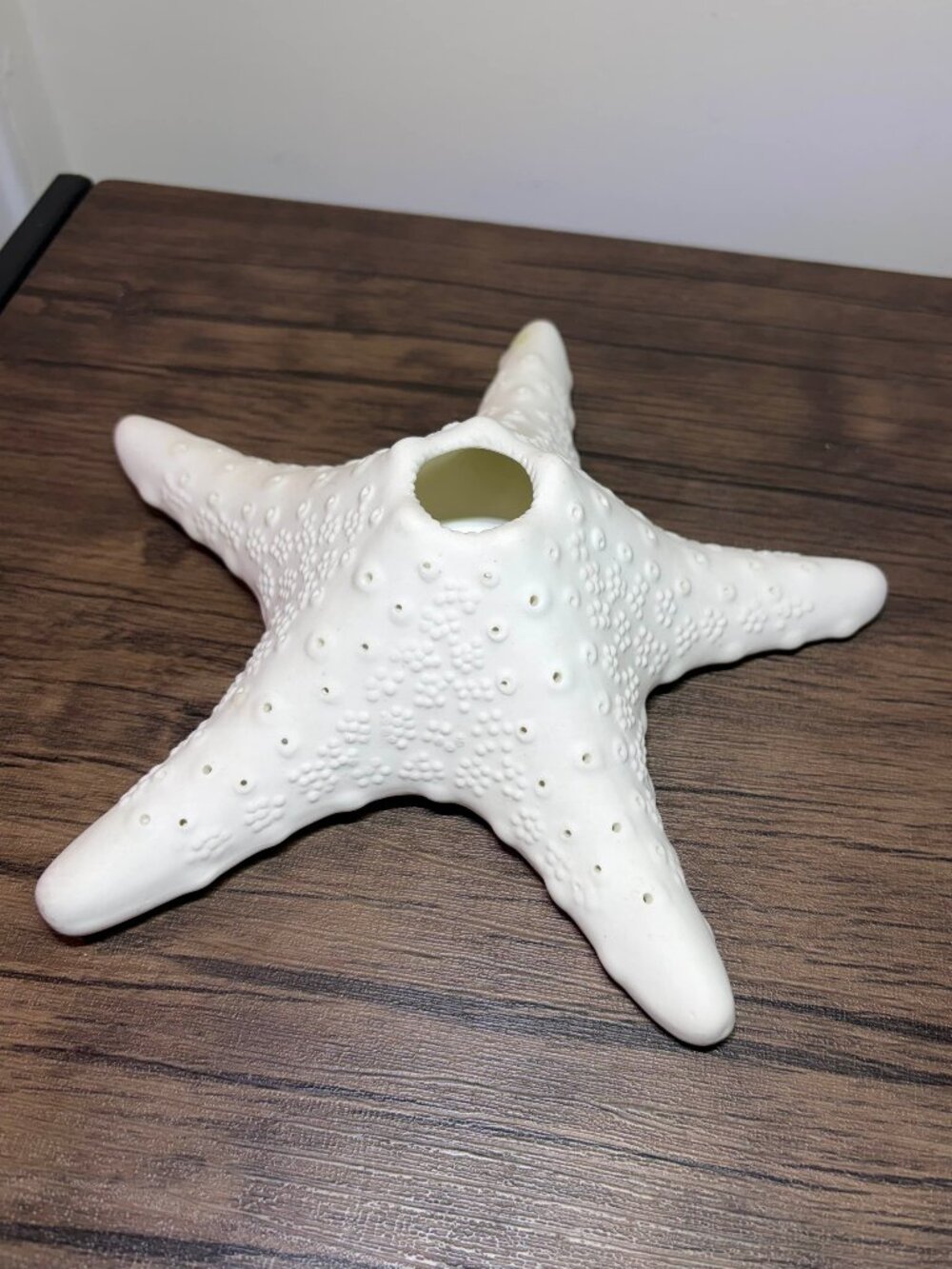 Ceramic Starfish Tea Light Holder | Coastal Beach House Nautical Decor